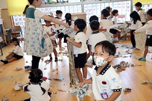 新聞紙ゲーム　すみれ