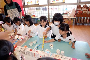 コップ送りゲーム　楽しかったね！　ぱんだ