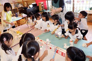 コップ送りゲーム　楽しかったね！　ぱんだ