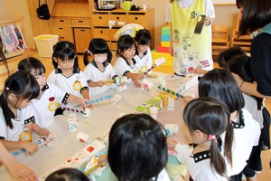 コップ送りゲーム　楽しかったね！　ぱんだ