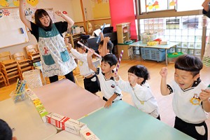 コップ送りゲーム　楽しかったね！　ぱんだ