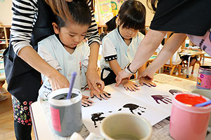 ハロウィンの制作　こあら