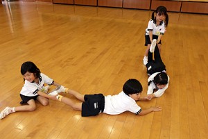 体操教室　鉄棒頑張りました‼　ひまわり