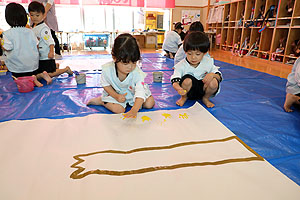 イチョウの木の制作　りす