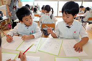 習字教室がありました　B・D・E