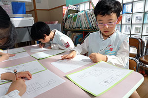 習字教室がありました　B・D・E