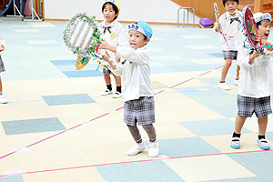 リズムフェスティバルの活動　年中Bチーム