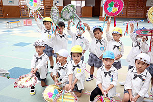 リズムフェスティバルの活動　年中Bチーム