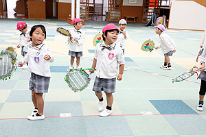 リズムフェスティバルの活動　年中Aチーム