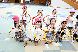 リズムフェスティバルの活動　年中Aチーム