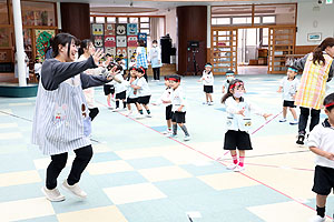 リズムフェスティバルの活動　年少Bチーム