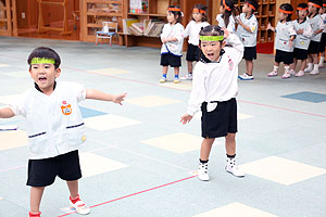 リズムフェスティバルの活動　年少Bチーム