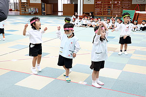 リズムフェスティバルの活動　年少Bチーム