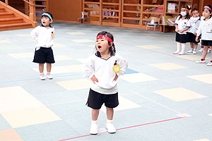 リズムフェスティバルの活動　年少Aチーム