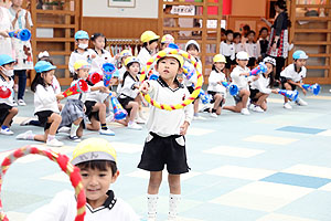 リズム予行が行われました　年中Bチーム