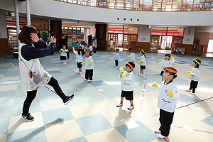 リズムフェスティバルの活動　年少Ａチーム