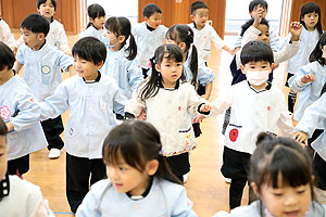 歌・カスタの予行が行われました　年少Aチーム