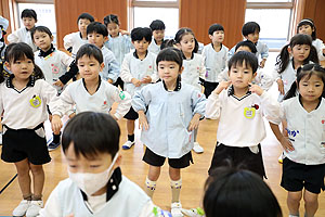 歌・カスタの予行が行われました　年中組