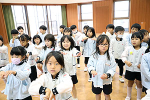 歌・カスタの予行が行われました　年長Aチーム