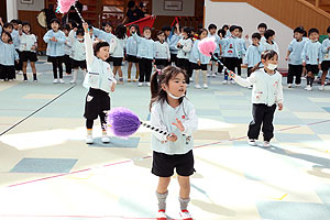 リズムフェスティバルの活動　年中Aチーム