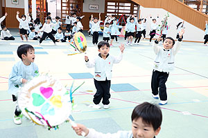 リズムフェスティバルの活動　年中Bチーム