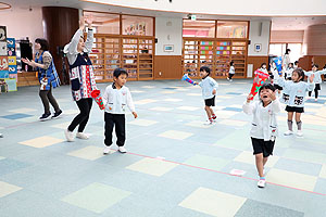 リズムフェスティバルの活動　年中Bチーム