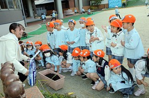 チューリップの球根を植えました　A・D・E