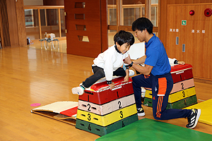 体操教室がんばったね　　さくら