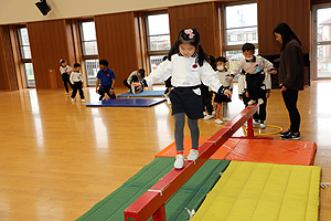 体操教室がんばったね　　さくら