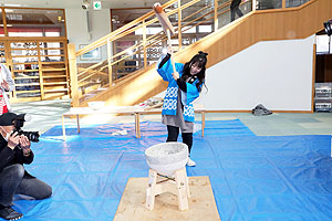 もちつき大会　うさぎ・りす・ことり