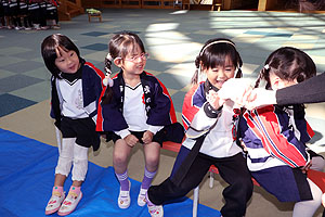 もちつき大会　うさぎ・りす・ことり