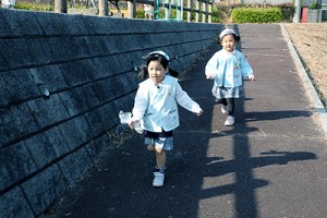 お散歩たのしかったね　すみれ・こあら