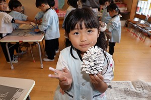 クリスマス飾りの制作　　ばら