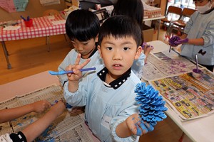 クリスマス飾りの制作　　ばら