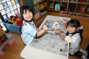 クリスマス飾りの制作　　ばら