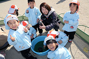 ふれあい動物園　たのしかったね　年少組