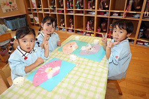 サンタの帽子を作りました　こあら