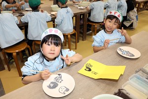 陶芸教室　楽しかったね　年長A・B　