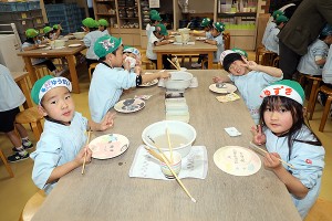 陶芸教室　楽しかったね　年長A・B　