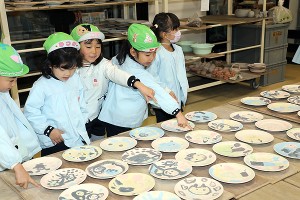 陶芸教室　楽しかったね　年長A・B　