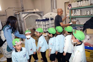 陶芸教室　楽しかったね　年長A・B　
