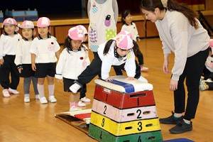 体操教室　たのしかったね　ー跳び箱ー　うさぎ