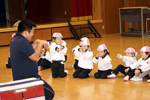 体操教室　たのしかったね　ー跳び箱ー　うさぎ