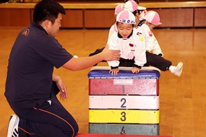 体操教室　たのしかったね　ー跳び箱ー　うさぎ