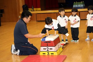 体操教室　たのしかったね　ー跳び箱ー　りす