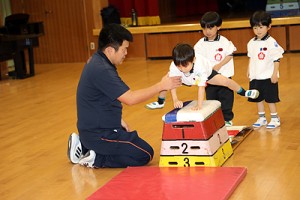 体操教室　たのしかったね　ー跳び箱ー　りす