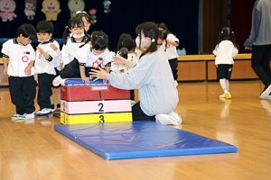 体操教室　たのしかったね　ー跳び箱ー　りす