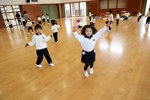 体操教室　楽しかったね　ひまわり