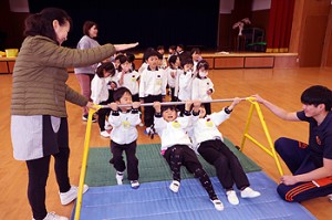 体操教室　楽しかったね　ひまわり