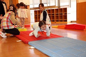 体操教室　楽しかったね　ひよこ